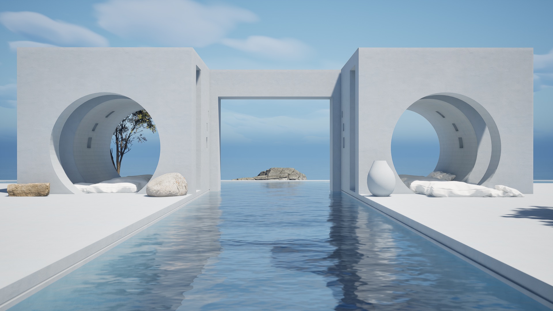 Infinity Estate with infinity pool in Greece by MI Architects, 2023